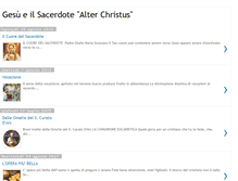 Tablet Screenshot of gesueilsacerdote.blogspot.com