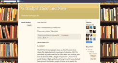 Desktop Screenshot of grandpathenandnow.blogspot.com