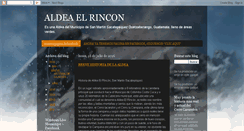 Desktop Screenshot of aldeaelrincon.blogspot.com