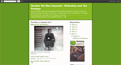 Desktop Screenshot of numbersixwasinnocent.blogspot.com