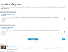 Tablet Screenshot of mundanestagebuch.blogspot.com