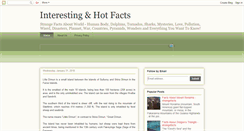 Desktop Screenshot of hot-facts.blogspot.com