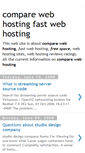 Mobile Screenshot of compare-web-hosting-11.blogspot.com