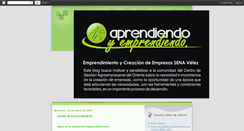 Desktop Screenshot of emprendedoressenavelez.blogspot.com