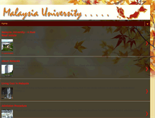 Tablet Screenshot of malaysia-university-info.blogspot.com