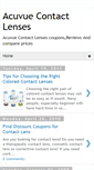 Mobile Screenshot of acuvuecontacts.blogspot.com
