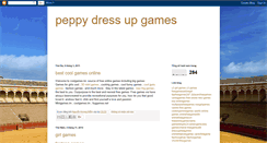 Desktop Screenshot of peppydressupgames.blogspot.com