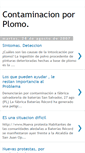 Mobile Screenshot of contaminacionporplomo-damaris.blogspot.com