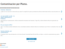 Tablet Screenshot of contaminacionporplomo-damaris.blogspot.com