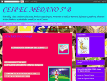 Tablet Screenshot of ceipelmedano5b.blogspot.com