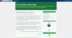 Desktop Screenshot of 10dollarwine.blogspot.com