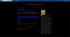 Desktop Screenshot of cosasnuestrasblog.blogspot.com