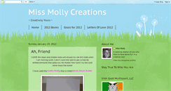 Desktop Screenshot of missmollycreations.blogspot.com