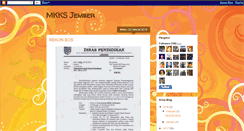 Desktop Screenshot of mkkssmpkabjember.blogspot.com