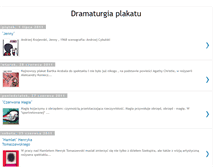 Tablet Screenshot of dramaturgiaplakatu.blogspot.com