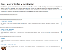 Tablet Screenshot of caosysincronicidad.blogspot.com