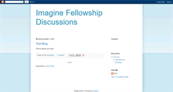 Desktop Screenshot of imaginefellowship.blogspot.com