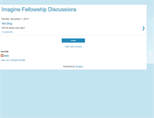 Tablet Screenshot of imaginefellowship.blogspot.com