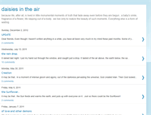 Tablet Screenshot of daisiesintheair.blogspot.com
