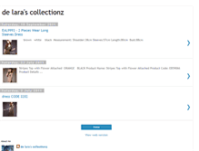 Tablet Screenshot of delarascollectionzz.blogspot.com