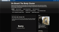 Desktop Screenshot of bioartcoursecluster.blogspot.com