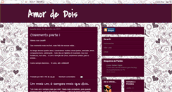 Desktop Screenshot of amordedois.blogspot.com