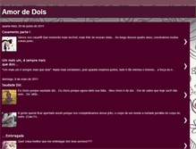 Tablet Screenshot of amordedois.blogspot.com