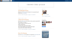 Desktop Screenshot of crownthequeen.blogspot.com