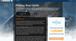 Desktop Screenshot of bestfishingboatguide.blogspot.com