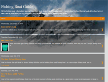 Tablet Screenshot of bestfishingboatguide.blogspot.com