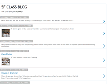 Tablet Screenshot of 5fclassblog.blogspot.com