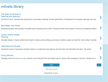 Tablet Screenshot of milvetslibrary.blogspot.com