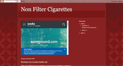 Desktop Screenshot of non-filter-cigarettes.blogspot.com