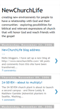 Mobile Screenshot of newchurchlife.blogspot.com