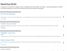 Tablet Screenshot of newchurchlife.blogspot.com