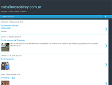 Tablet Screenshot of caballerosdelreycomar.blogspot.com