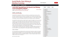 Desktop Screenshot of machine-learning.blogspot.com