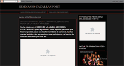 Desktop Screenshot of cazallasport.blogspot.com