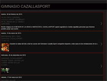 Tablet Screenshot of cazallasport.blogspot.com