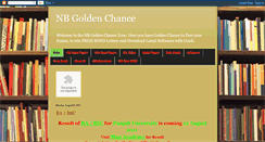 Desktop Screenshot of nbgoldenchance.blogspot.com