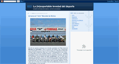 Desktop Screenshot of levedaddeportiva.blogspot.com