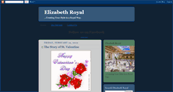 Desktop Screenshot of elizabethroyalblog.blogspot.com