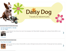 Tablet Screenshot of daisydogtravels.blogspot.com