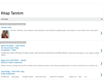 Tablet Screenshot of kitaptanitim.blogspot.com
