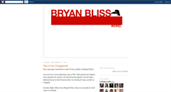 Desktop Screenshot of bryanbliss.blogspot.com