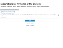 Tablet Screenshot of mysteries-explained.blogspot.com