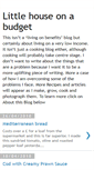 Mobile Screenshot of littlehouseonabudget.blogspot.com