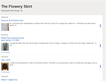 Tablet Screenshot of floweryskirt.blogspot.com