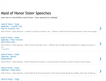 Tablet Screenshot of maidofhonorsisterspeeches.blogspot.com