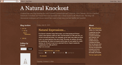 Desktop Screenshot of anaturalknockout.blogspot.com